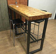 Высокий каркас для барного прямоугольного стола LOFT / арт.6