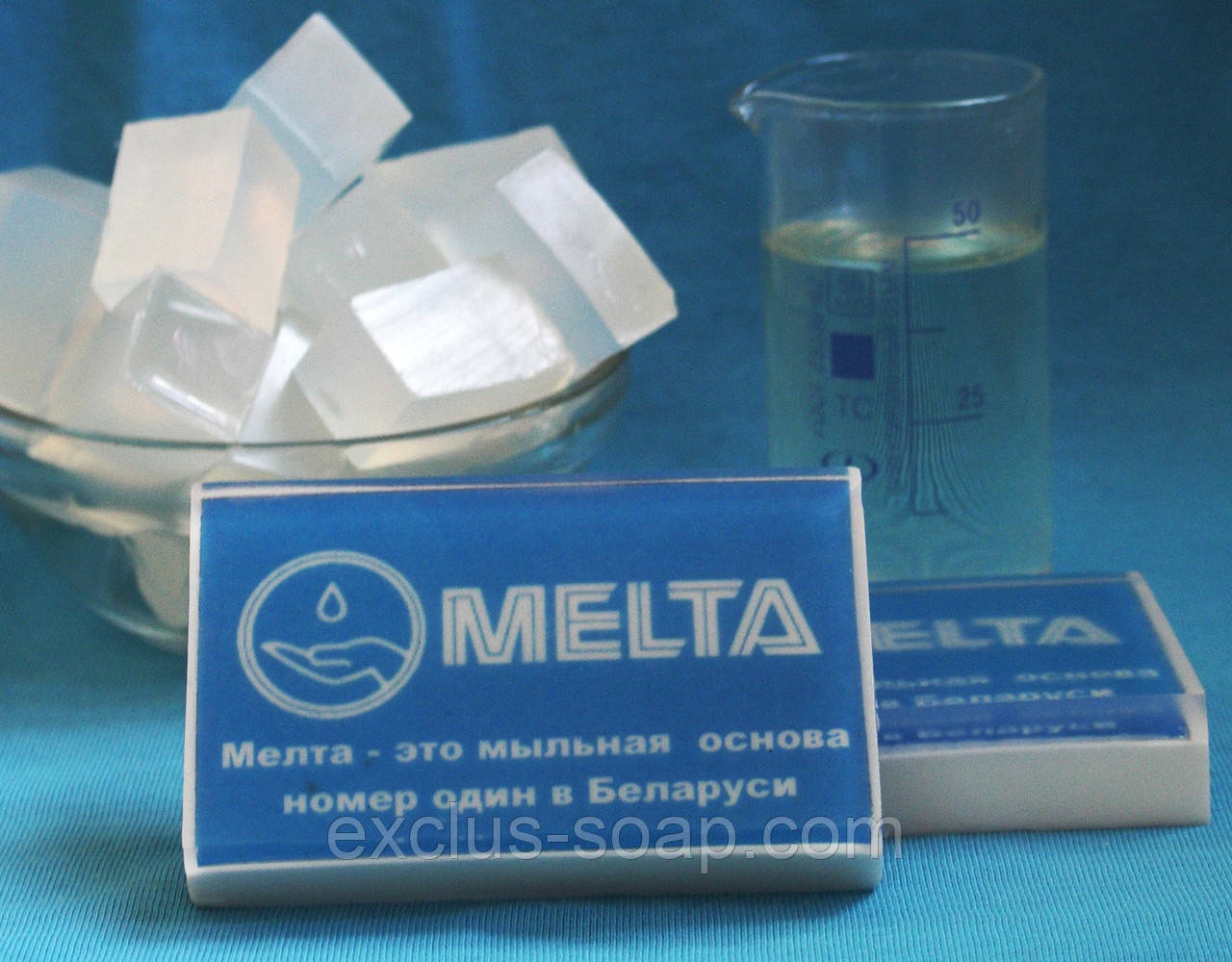 Мыльная основа прозрачная Melta clear-0,5 кг - фото 1 - id-p109819452