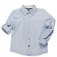 Стильная детская рубашка для мальчика BOBOLI Испания 731416 Голубой 128 см ӏ Школьная форма для мальчиков
