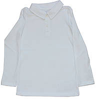 Біла сорочка поло для хлопчика, зріст 122 см, 128 см, Robinzone