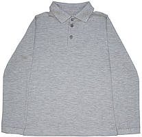 Сіра сорочка поло для хлопчика, зріст 140 см, Фламінго
