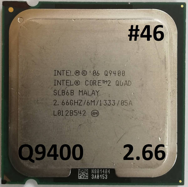 Q9400 Ghz Q9400 Socket Core Quad Q9400 Cpu Processor 6m /1333ghz