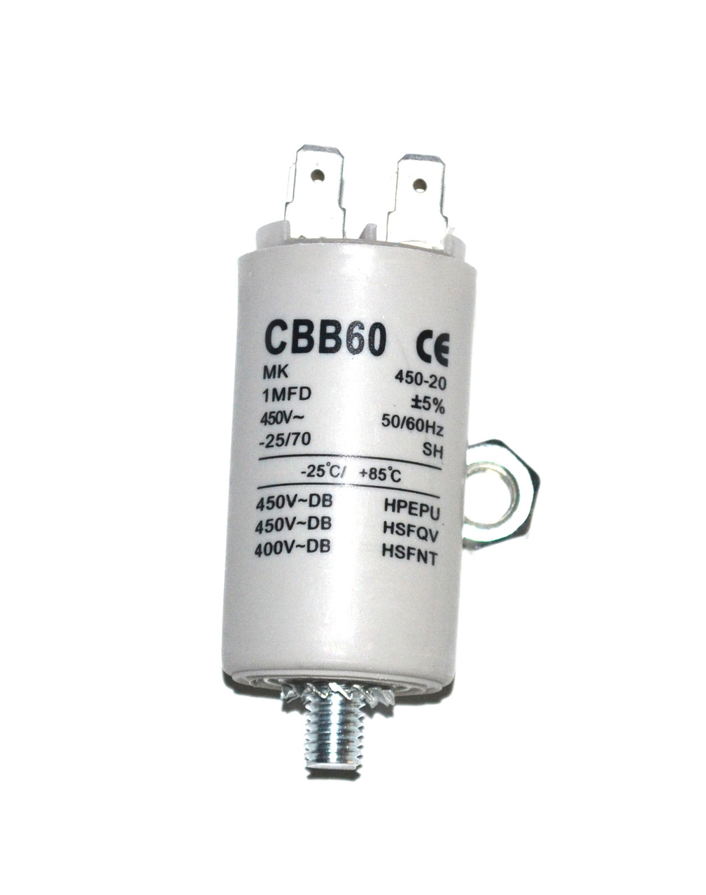 Пусковий конденсатор для пральної машинки 1uF/450V