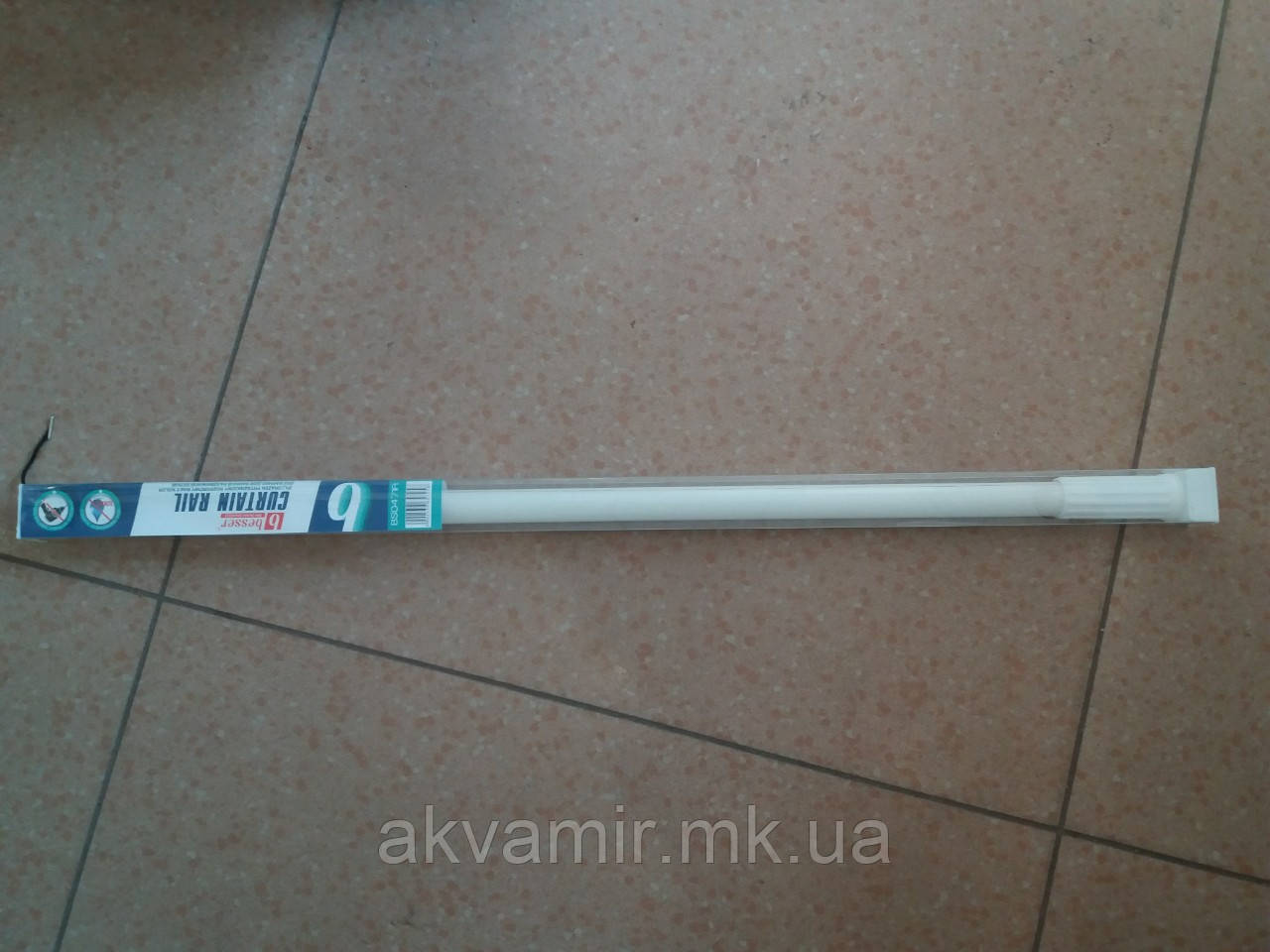 Карниз для ванни Besser 70-120 см розсувний (білий)