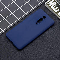 Чехол Soft Touch для Xiaomi Mi 9T / Mi 9T Pro силикон бампер темно-синий