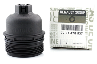 Renault (Original) 7701478537 — Корпус (кришка) оливного фільтра на Рено Сценик III 1.6dci R9M