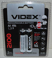 Аккумулятор Videx НR-6 (АА) 2100mAh Ni-MH блистер 1х2шт /2/20шт.