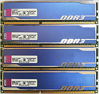 Комплект оперативной памяти Kingston HyperX Blu DDR3 16Gb 1333MHz PC3 10600U CL9 (KHX1333C9D3B1K2/8G) Б/У