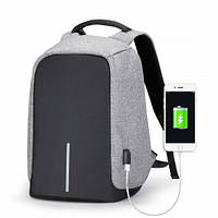 Рюкзак городской антивор Bobby Bag с защитой от карманников и USB-портом для зарядки