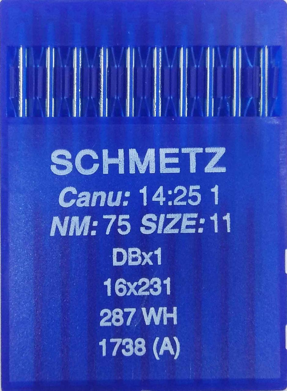 Голки Schmetz DBx1 №75 для промислових швейних машин