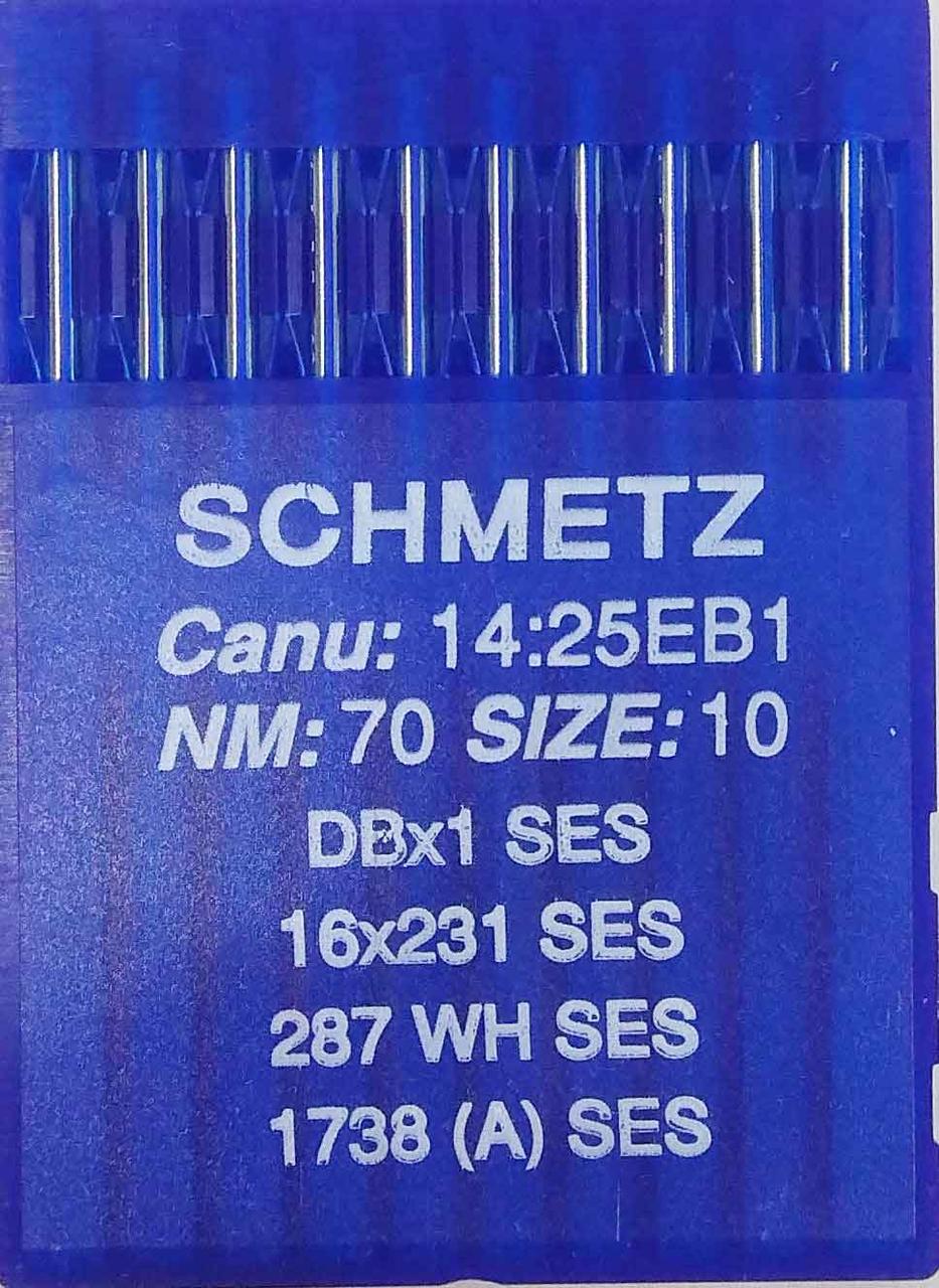 Голки Schmetz DBx1, SES №70 для промислових швейних машин