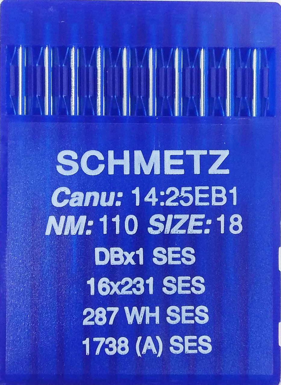 Голки Schmetz DBx1, SES №110 для промислових швейних машин