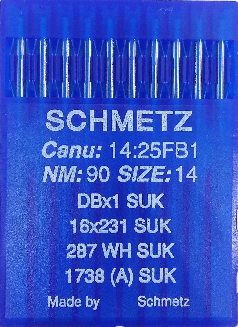 Голки Schmetz DBх1, SUK №90 для промислових швейних машин