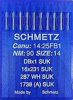 Иглы Schmetz DBх1, SUK №90 для промышленных швейных машин
