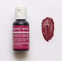 Гелевий барвник Chefmaster Бордовий Burgundy Wine 20 г