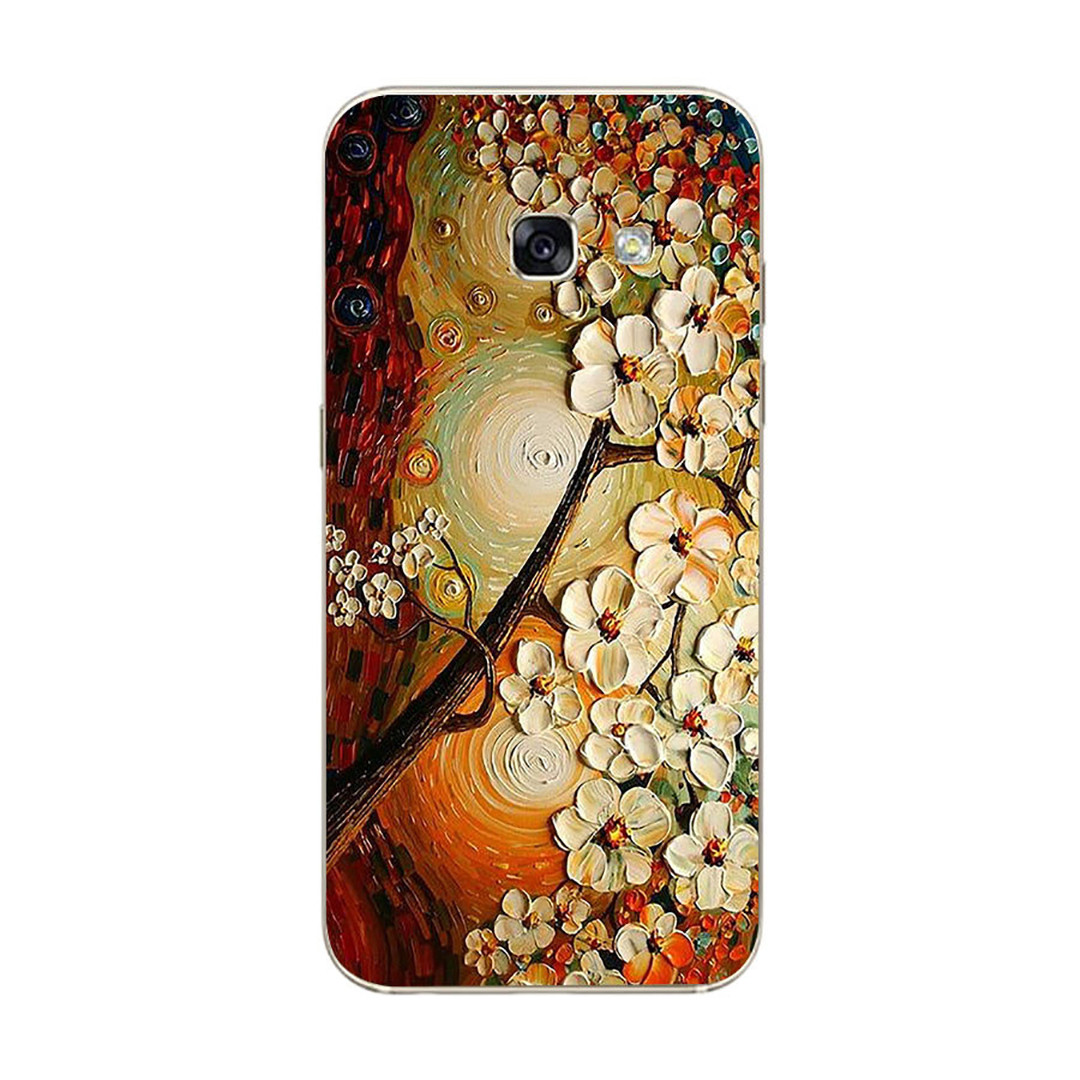 Чохол з малюнком Printed Silicone для Samsung A320 Galaxy A3 2017 Цвіт Яблуні