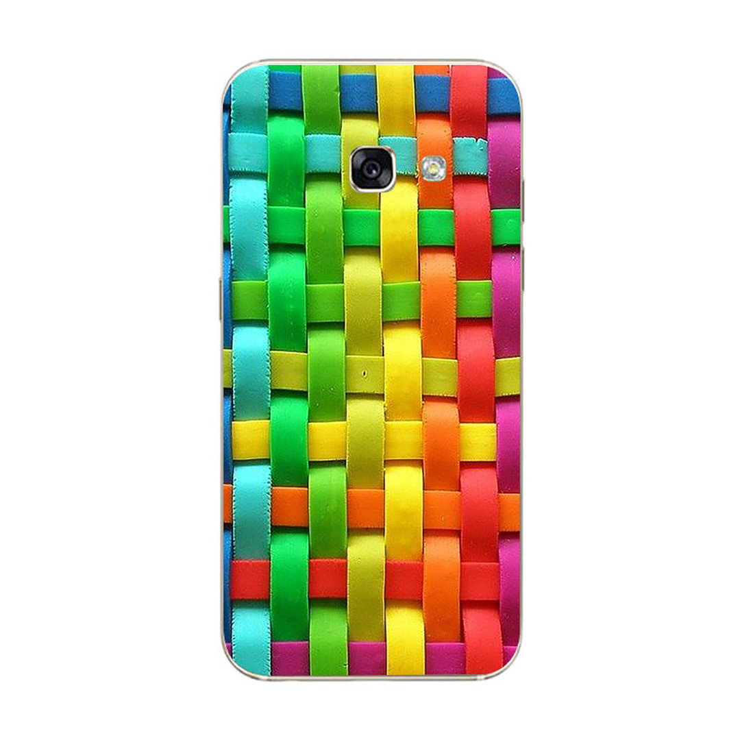 Чохол з малюнком Printed Silicone для Samsung A320 Galaxy A3 2017 Плетінка