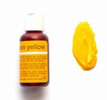 Гелевий барвник Chefmaster Жовтий Golden Yellow 20г