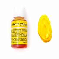 Гелевий барвник Chefmaster Жовтий неоновий Neon Brite Yellow 20г