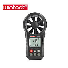 Анемометр Wintact WT87B (0,20-30,00 м/с; 99990 м3/м) з USB-інтерфейсом, гігрометром і термометром