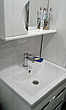 Дзеркало для ванної кімнати Альвеус 65-01 ручка Врізна ліве ПІК, фото 2