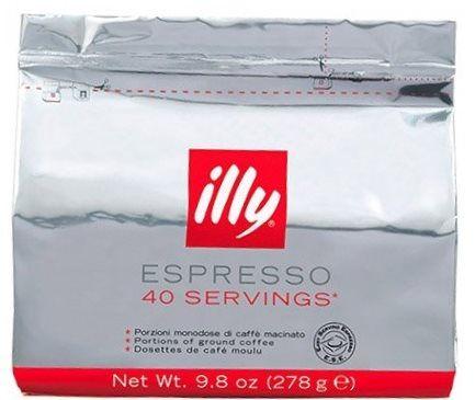 Кава в чалдах (монодозі) illy Espresso стрічка 40шт. E. S. E, для BLACK TOWER , Італія (середньої обжарювання)