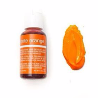 Гелевий барвник Chefmaster Жовтогарячий неоновий Neon brite orange 20 г