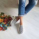 Жіночі сліпони на низькому ходу в натуральній шкірі та замші Slip-on Ted, фото 4