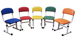 Стілець дитячий регульований "Ростик" у шкірозаміннику 1-3 р.гр дитячий садок