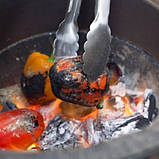 Щипці для мангала гриля барбекю 35 см неіржавка сталь, фото 9