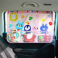 Сонцезахисна шторка-органайзер на вікно автомобіля дитяча, фото 2
