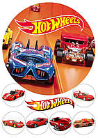 Вафельная картинка "Hot Wheels" 1