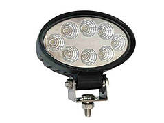 Фара додаткова LED 24W (8x3W Epistar) овальна, 1800lm, 9-32V (Flood) 950-990310010