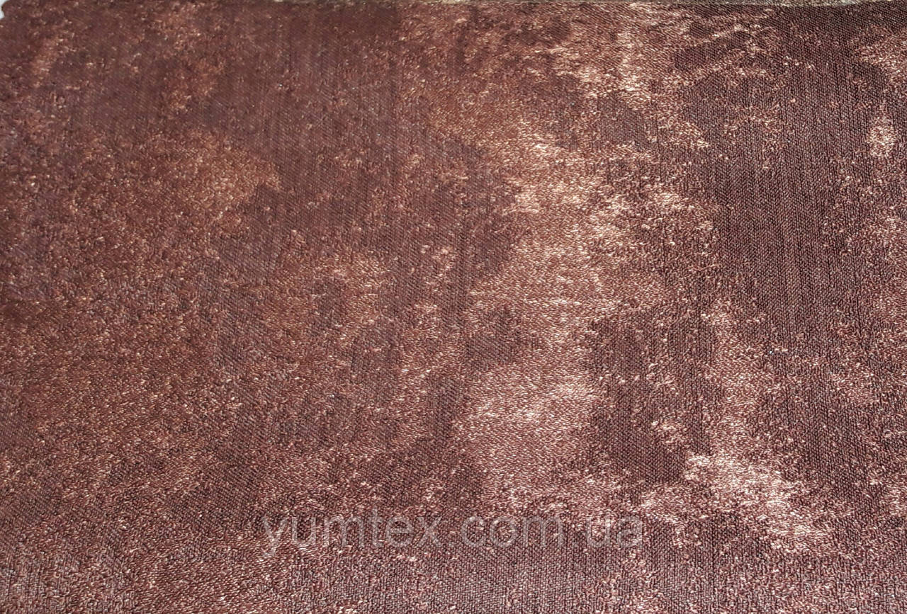 Портьєрна тканина Граніт мармуровий 12727, колір червоне дерево