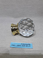 Ручка кнопка під Swarovski luxury 35 мм