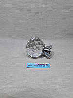 Ручка кнопка під Swarovski luxury хром 35 мм