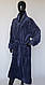 Халат жіночий на запах великого розміру без капюшона, фото 2