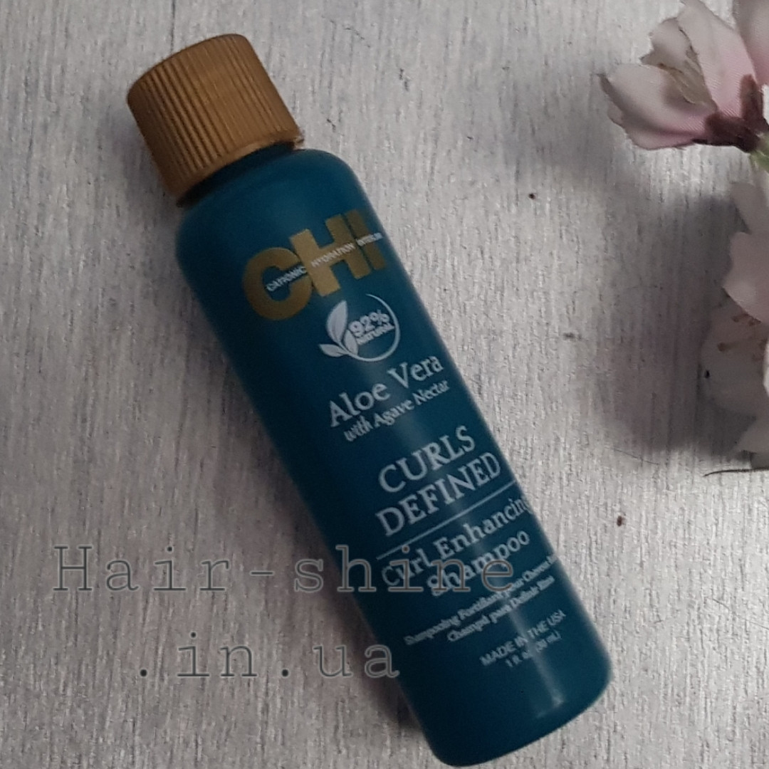 Шампунь для розплутування волосся / CHI Aloe Vera Curls Defined Shampoo 30ml