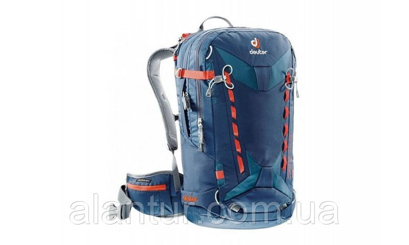 Рюкзак Deuter Freerider Pro 30 л, зимовий, колір 3359 midnight-arctic, для лиж та сноуборда