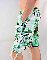 Бриджі чоловічі з накладною кишенею M — 3XL Шорти довгі чоловічі Tovta, фото 4