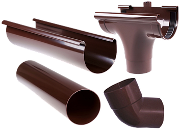 Водостік Profil 130 коричневий