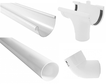 Водостік Profil 130 білий