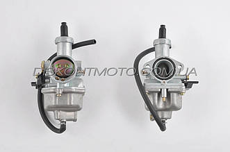 Карбюратор на мотоцикл 4T CB/CG 125 GEON ,LIFAN ,VIPER (PZ26, ручной дроссель) HKS