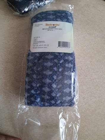 Трикотажні колготки з візерунком підліткові 140-146 розмір, фото 2