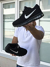 Чоловічі кросівки Nike Air Max 2017,чорно-білі 45р, фото 2