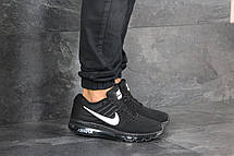 Чоловічі кросівки Nike Air Max 2017,чорно-білі 45р, фото 2