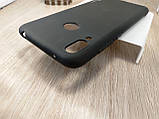 Чохол бампер SMTT для Huawei Y7-2019 — чорний матовий TPU, фото 4