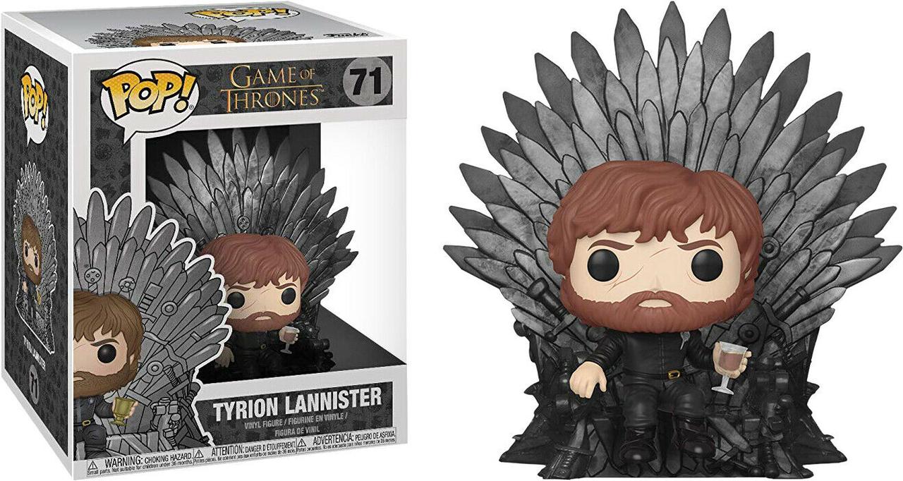 Фігурка Funko Pop Фанко Поп  Тіріон на залізному троні Гра Престолів Deluxe Game of Thrones Tyrion 10см GT T71