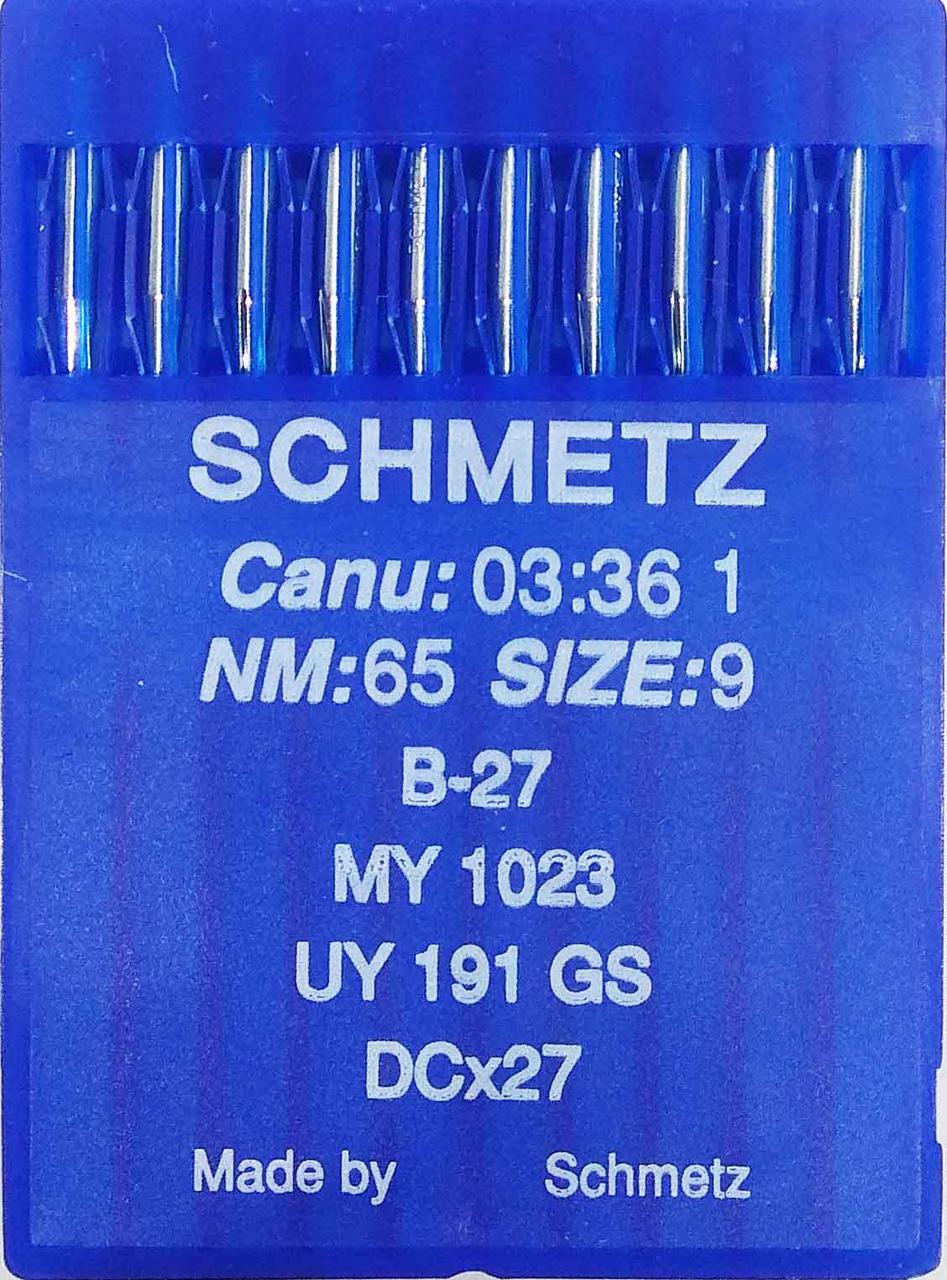 Голки Schmetz DC-27 №65 для промислових оверлоков