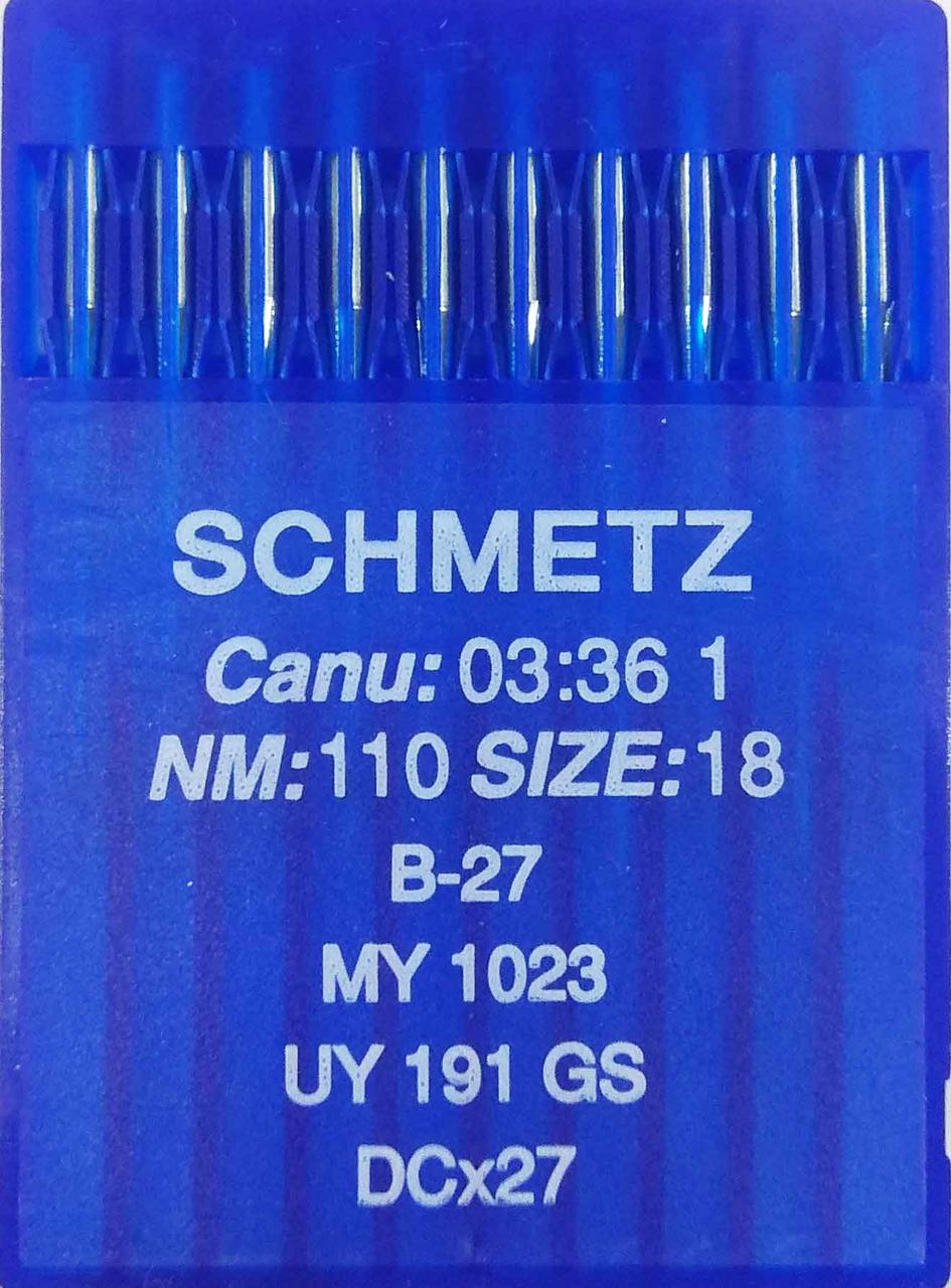 Голки Schmetz DC-27 №110 для промислових оверлоков